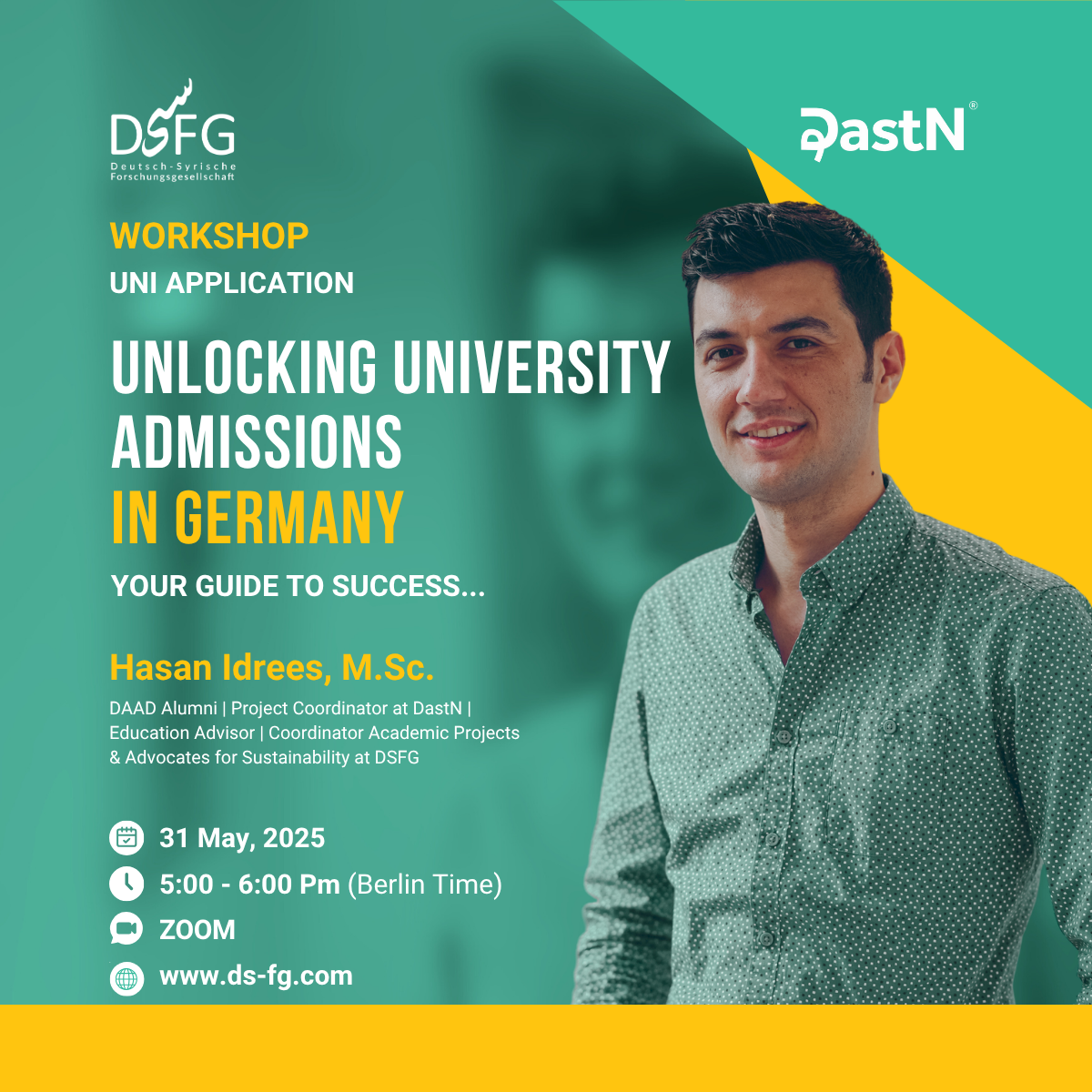 DSFG Workshop - University Application